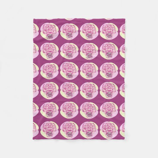 DOE DE KOELDEUR DICHT FLEECE DEKEN (Voorkant)