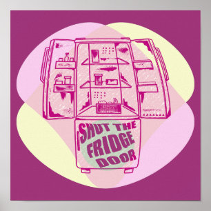 DOE DE KOELDEUR DICHT POSTER