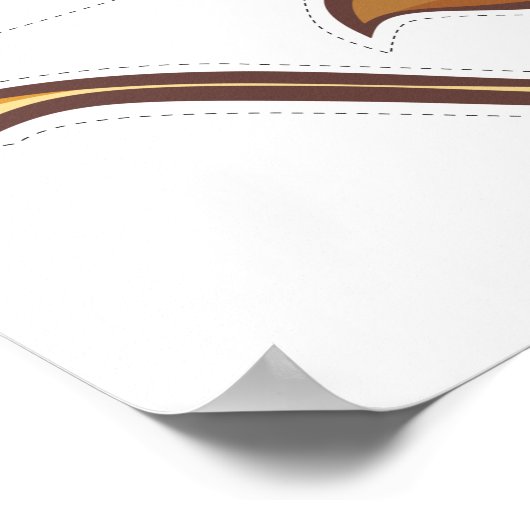 Doe de lat op de leeuw poster (Hoek)