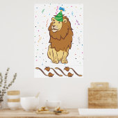 Doe de lat op de leeuw poster (Keuken)