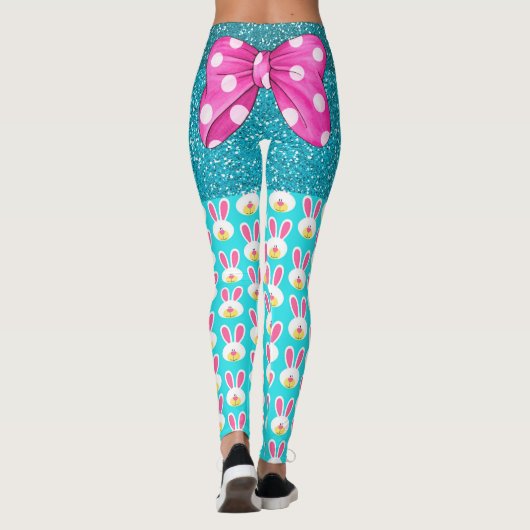 Doe de Leggings van de Mode van de Pop van de Bunn (Achterkant)
