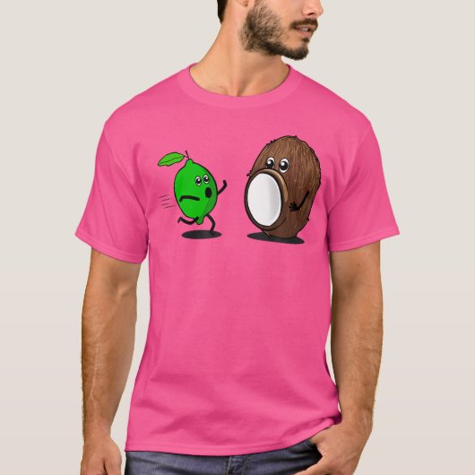 Doe De Lime In De Kokosnoot Grappig Hardlopen Lime T-shirt (Voorkant)