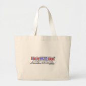 Doe de Logo Schrijven van de Schrijver Pride Fun Grote Tote Bag (Voorkant)