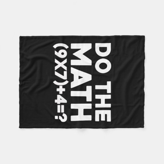 Doe De Math 67 Meme 1  Fleece Deken (Voorkant (Horizontaal))