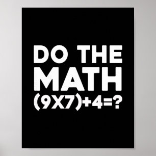 Doe de Math 67 Meme 1  Poster