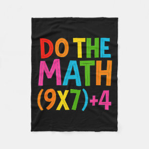 Doe de Math 67 Meme 6 7 Grappige Zes Zeven  Fleece Deken