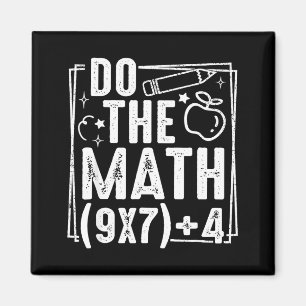 Doe de Math 67 Meme 6 7 Grappige Zes Zeven Vrouwen Magneet