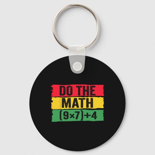 Doe de Math 67 Meme Grappig Zes Zeven Leraar Grap Sleutelhanger (Voorkant)