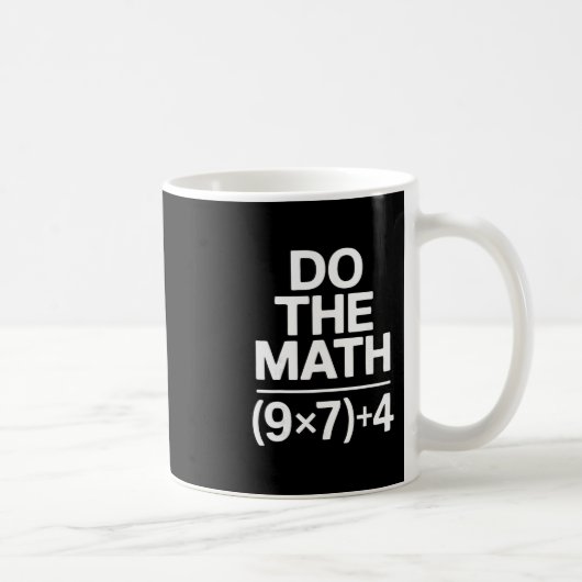 Doe de Math 67 Meme Grappige Sarcastische Humor Koffiemok (Rechts)