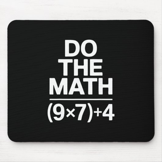 Doe de Math 67 Meme Grappige Sarcastische Humor  Muismat (Voorkant)