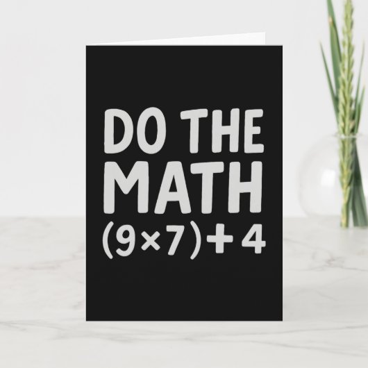 Doe de Math 67 Meme  Kaart (Voorkant)