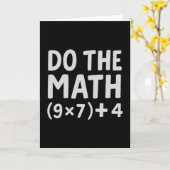 Doe de Math 67 Meme  Kaart (Gele Bloem)
