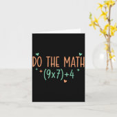 Doe de Math 67 Meme Zes Zeven Kaart (Gele Bloem)