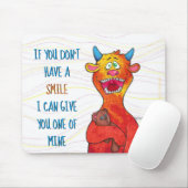 Doe de Monster, het muispad met bericht Muismat (Met muis)