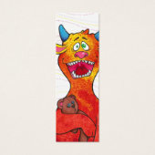 Doe de Monster, met/citeer, gelukskaarten Mini Visitekaartjes (Voorkant)