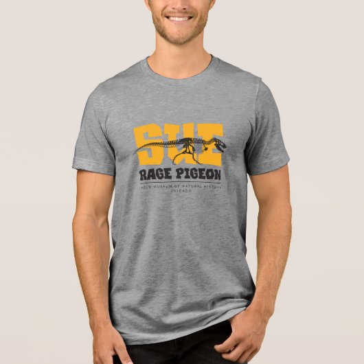 Doe de Rage Pigeon Tri-Blend Shirt (Voorkant)