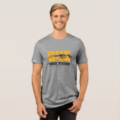 Doe de Rage Pigeon Tri-Blend Shirt (Voorkant volledig)