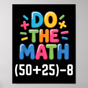 Doe De Rekening (50+25)-8 Zes Zeven 6-7 Humor Lera Poster