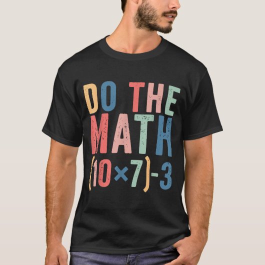 Doe De Rekening 67 Leraar Meme Grappig T-shirt (Voorkant)