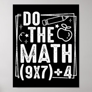 Doe De Rekening 67 Meme 6 7 Grappige Zes Zeven Vro Poster