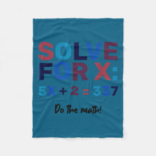 Doe De Rekening 67 Meme Grappig Zes Zeven, Algebra Fleece Deken