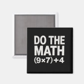 Doe De Rekening 67 Meme Grappig Zes Zeven Mannen V Magneet (Voorkant / Achterkant)