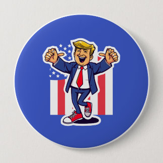Doe de Trump Ronde Button 4,0 Cm