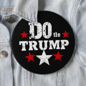 Doe de Trump Ronde Button 6,0 Cm (In situ)