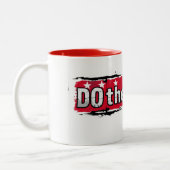 Doe de Trump Tweekleurige Koffiemok (Links)