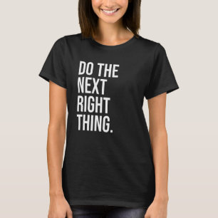 Doe de volgende juiste leider het volgende recht t-shirt