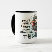 Doe de vroege worm, show me de koffie mok (Voorkant links)