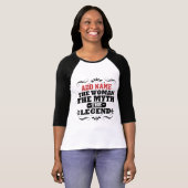 DOE DE VROUW DE MYTH DE LEGEND AAN T-SHIRT (Voorkant volledig)