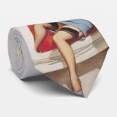 Doe de wagen in de auto stropdas (Opgerold)