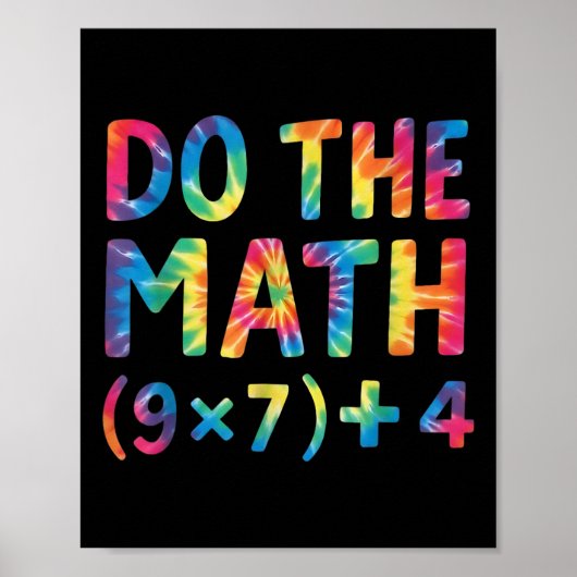 Doe de wiskunde 67 Meme _1 Poster (Voorkant)