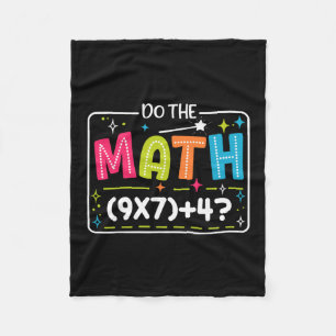Doe De Wiskunde 67 Meme Match Leraar Funny  Fleece Deken