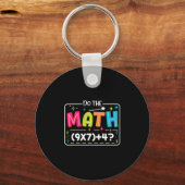 Doe de wiskunde 67 Meme Match Leraar Grappig Sleutelhanger (Voorkant)