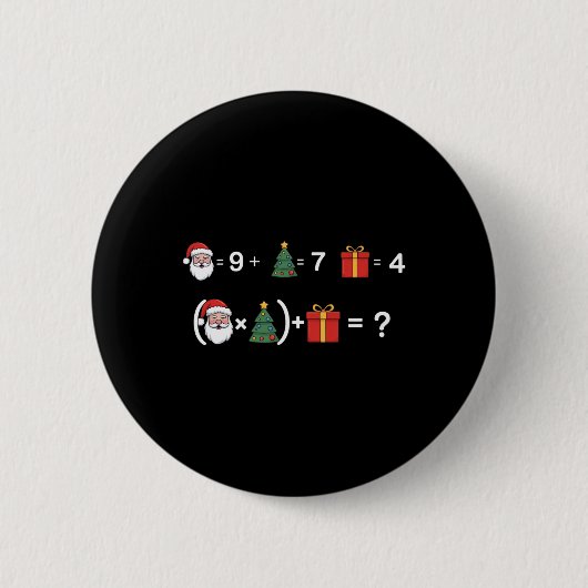 Doe de wiskunde 67 Meme Sinterklaas Grappig Zes Ze Ronde Button 5,7 Cm (Voorkant)