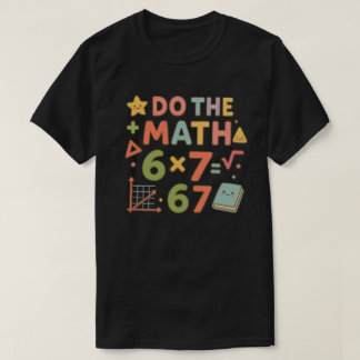 Doe de Wiskunde – Trendy Kawaii Klaslokaalontwerp T-shirt