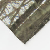 Doe Deer in de sneeuw Fleece Deken (Hoek)