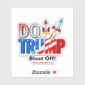 Doe deTRUMP Space Force Vinyl Raamstickers Sticker (Vel)