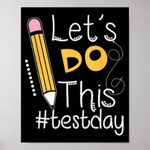 Doe deze testdag Aanmoediging Leraar Kleding GIF Poster