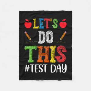 Doe deze testdag Motivatie testen leraar Stud Fleece Deken