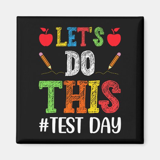 Doe deze testdag Motivatie testen leraar Stud Magneet (Voorkant)