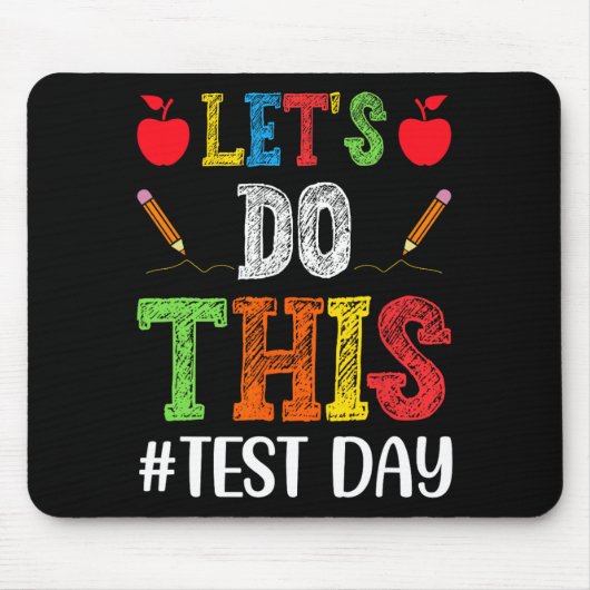Doe deze testdag Motivatie testen leraar Stud Muismat (Voorkant)