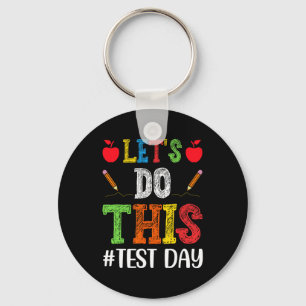Doe deze testdag Motivatie testen leraar Stud Sleutelhanger