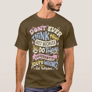 Doe dingen anders t-shirt