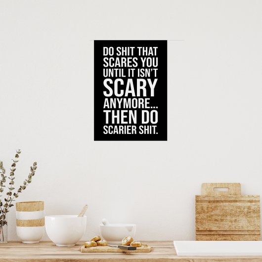 Doe dingen die je interesseren - Motivatie Poster (Keuken)