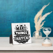 Doe dingen gebeuren fotoplaat (Insitu)