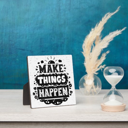 Doe dingen gebeuren fotoplaat (Insitu)