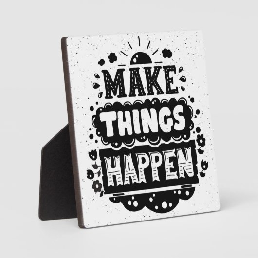 Doe dingen gebeuren fotoplaat (Voorkant)